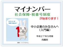 マイナンバー 中小企業者向け(入門編)